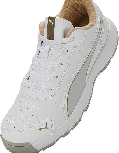 Puma Classicat 107807 01 Cricket Rubber Shoes White Gold