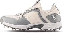 Newbery Cricket Elite Performance Spike Cricket Shoes, Silver