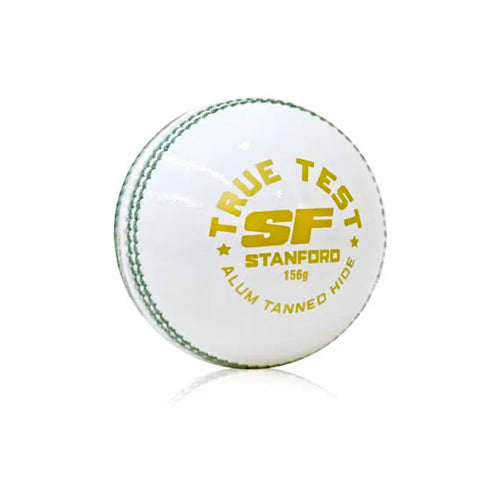 SF True Test White Leather Ball